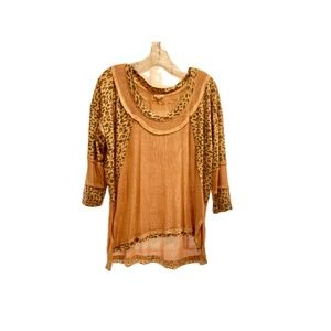 POL Cheetah Print Top